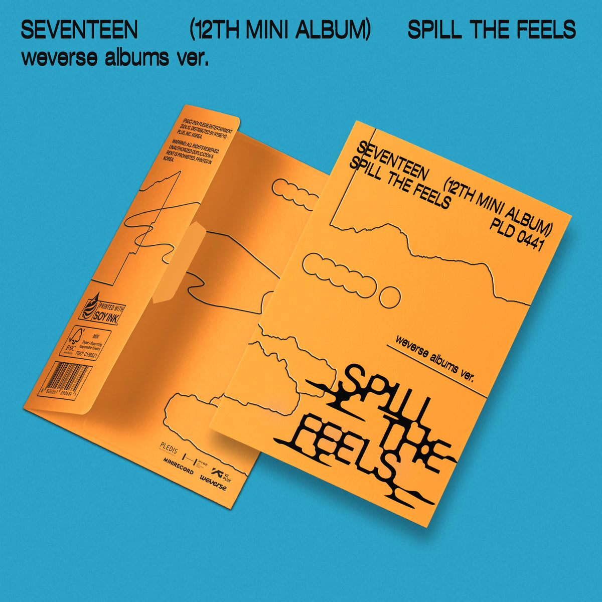 SEVENTEEN - SPILL THE FEELS 12TH MINI ALBUM WEVERSE GIFT WEVERSE ALBUMS VER