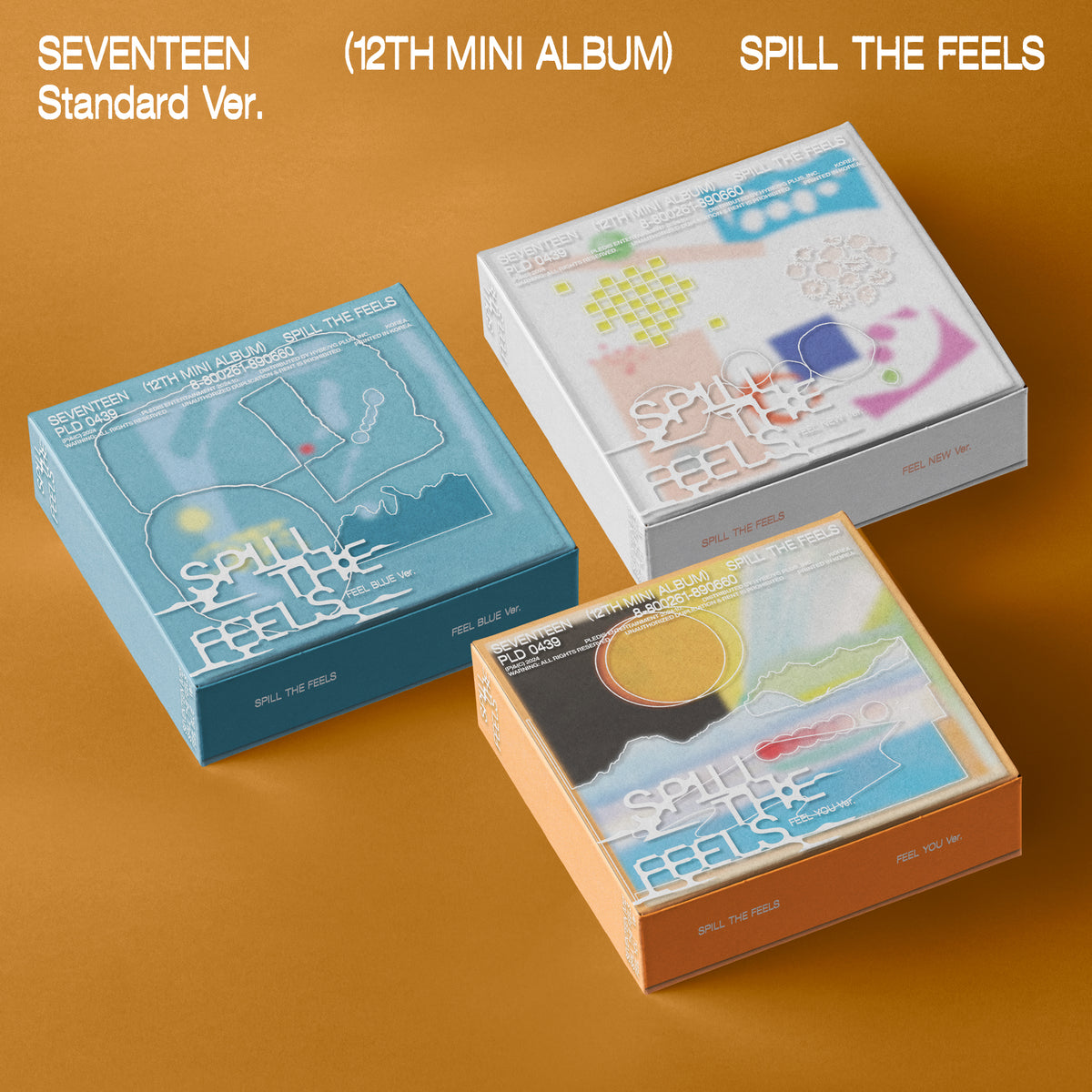 SEVENTEEN - SPILL THE FEELS 12TH MINI ALBUM STANDARD SET