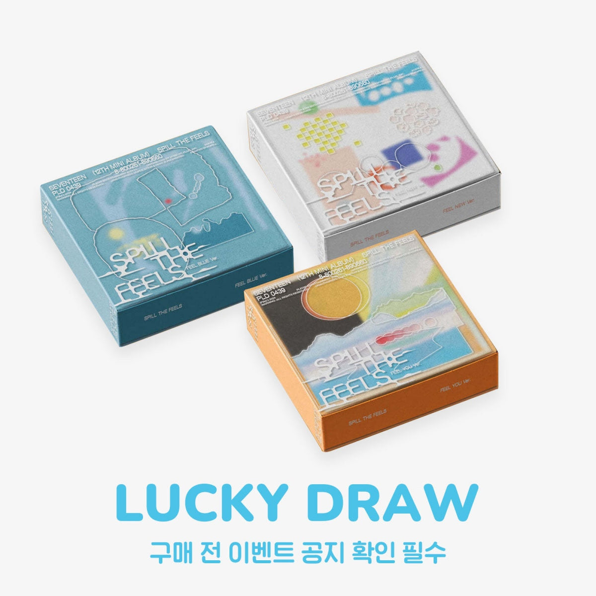 SEVENTEEN - SPILL THE FEELS 12TH MINI ALBUM WITHMUU LUCKY DRAW EVENT STANDARD RANDOM - COKODIVE