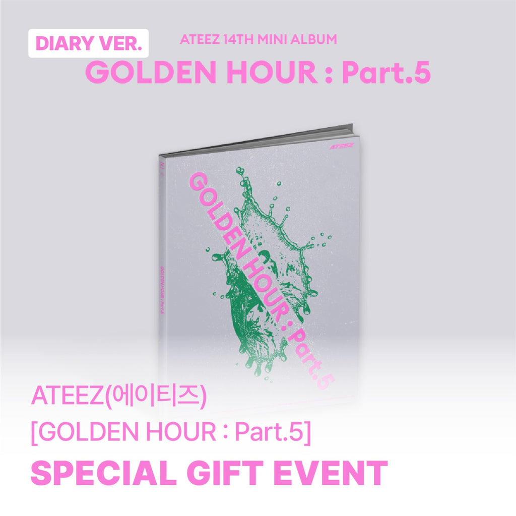 ATEEZ - GOLDEN HOUR : PART.5 14TH MINI ALBUM SOUNDWAVE GIFT STANDARD D