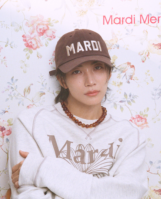 [WITH SVT JEONGHAN] SWEATSHIRT RAGLAN LA FLEUR (OATMEAL TAUPE) - COKODIVE