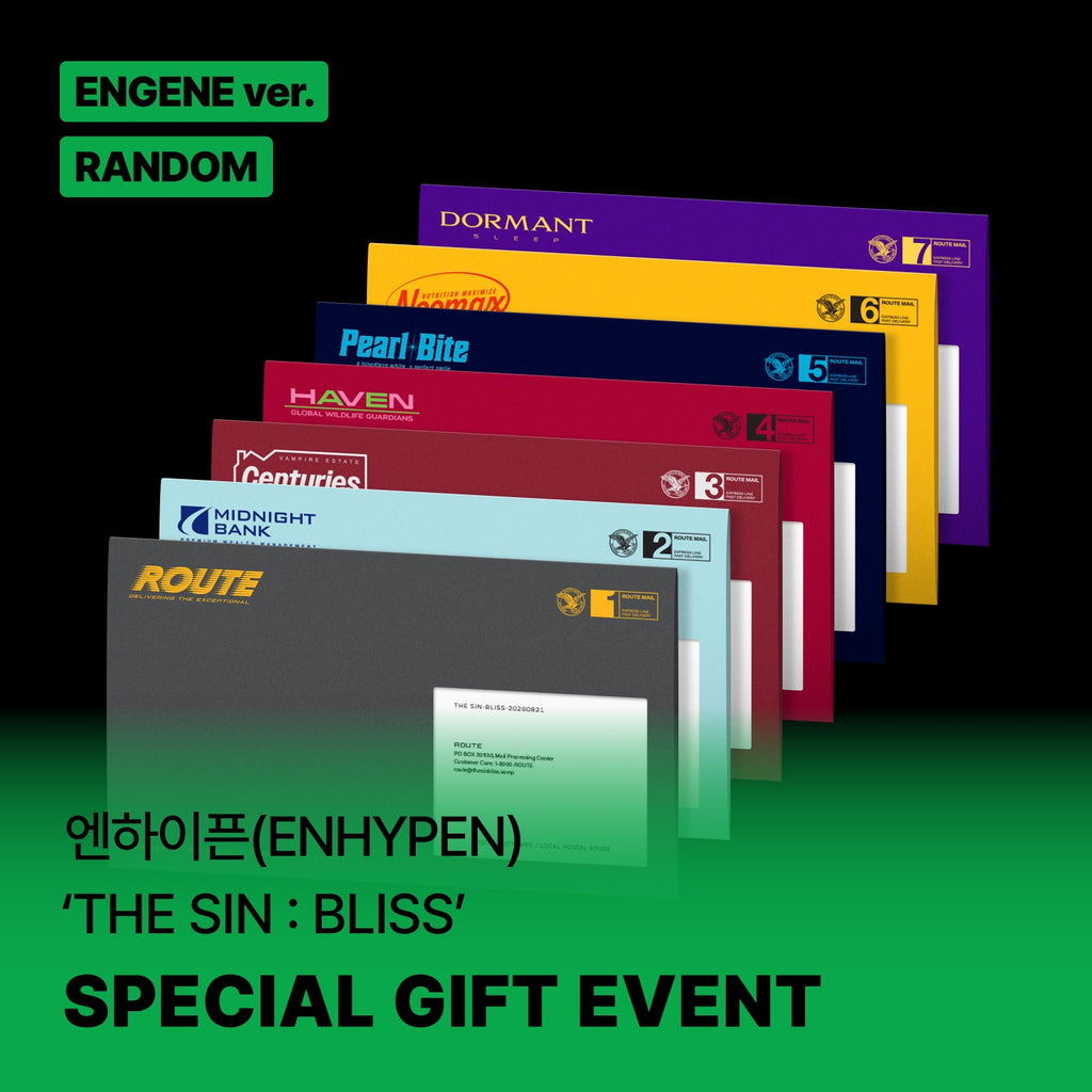 ENHYPEN - THE SIN : BLISS 8TH MINI ALBUM SOUNDWAVE GIFT ENGENE VER RAN