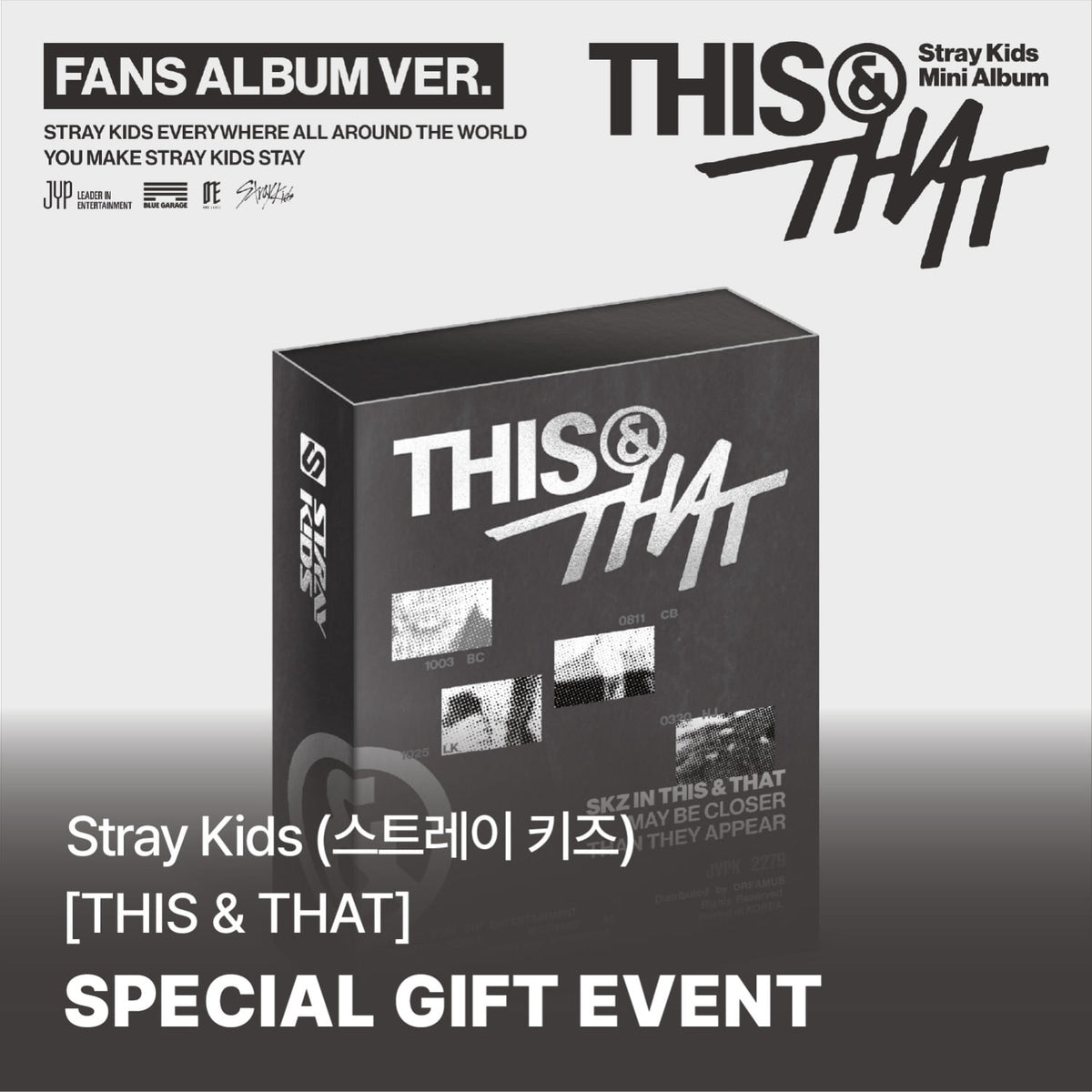 STRAY KIDS - THIS & THAT 10TH MINI ALBUM SOUNDWAVE GIFT FANS ALBUM VER