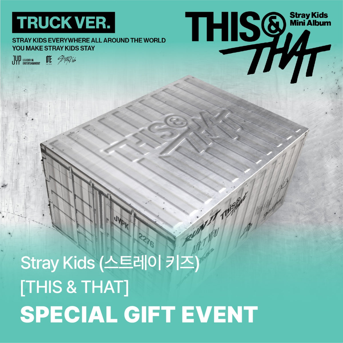 STRAY KIDS - THIS & THAT 10TH MINI ALBUM SOUNDWAVE GIFT TRUCK VER (LIMITED) - COKODIVE