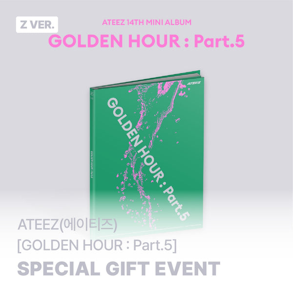 ATEEZ - GOLDEN HOUR : PART.5 14TH MINI ALBUM SOUNDWAVE GIFT STANDARD Z