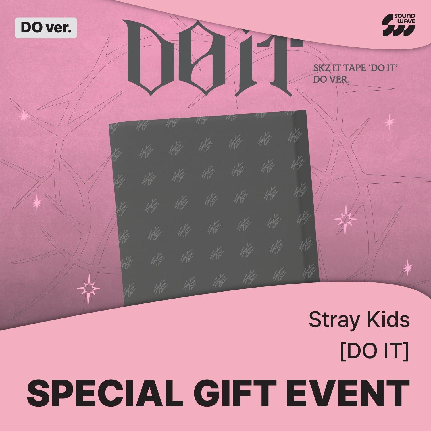 STRAY KIDS - DO IT SKZ IT TAPE ALBUM SOUNDWAVE GIFT DO VER (LIMITED) - COKODIVE