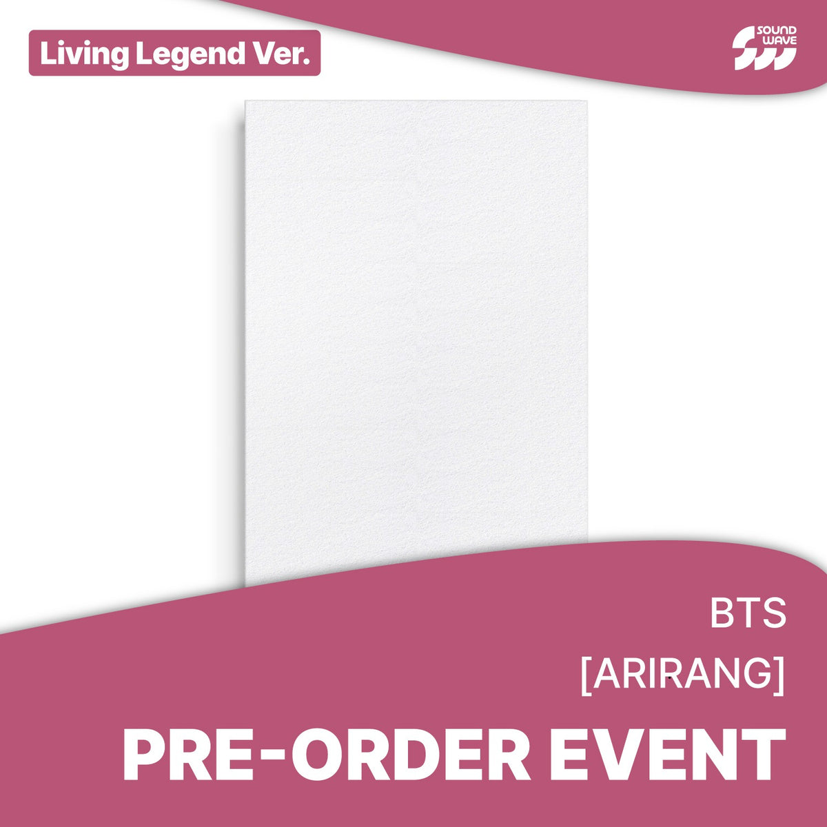 BTS - ARIRANG 5TH ALBUM SOUNDWAVE GIFT LIVING LEGEND VER