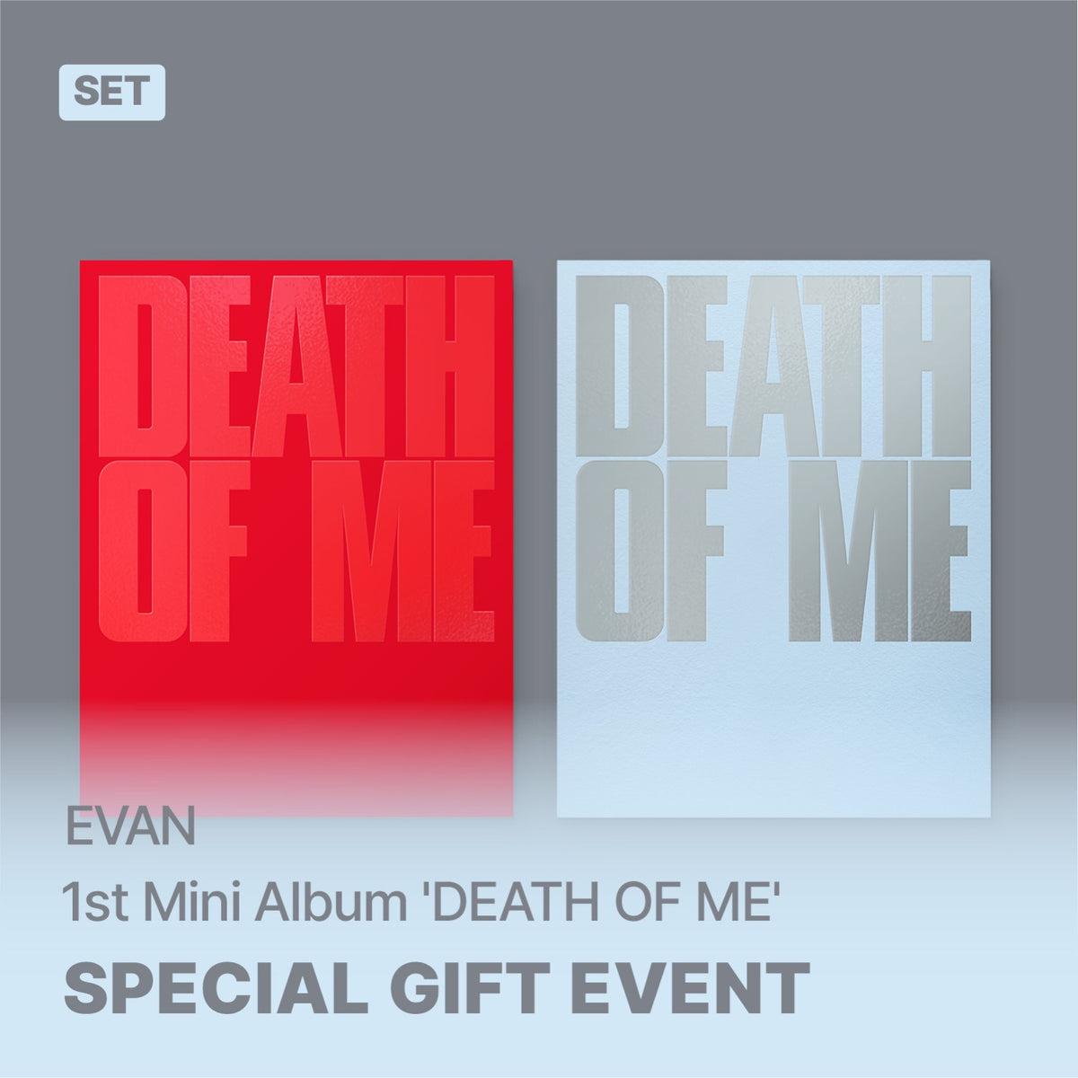EVAN - DEATH OF ME 1ST MINI ALBUM SOUNDWAVE GIFT STANDARD SET - COKODIVE