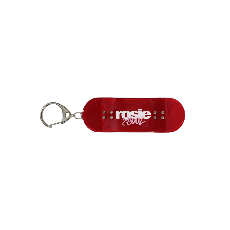 ROSE - ROSIE ENCORE POP-UP OFFICIAL MD SKATEBOARD KEYRING SEOUL EDITION RED - COKODIVE