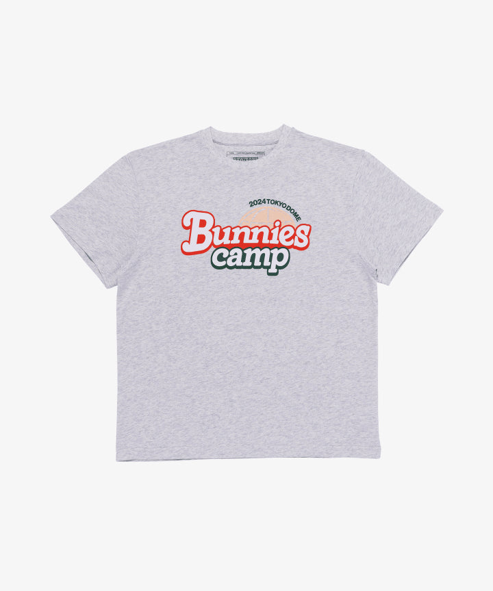 NEWJEANS - BUNNIES CAMP 2024 TOKYO DOME OFFICIAL MD T-SHIRTS (LIGHT GRAY) - COKODIVE