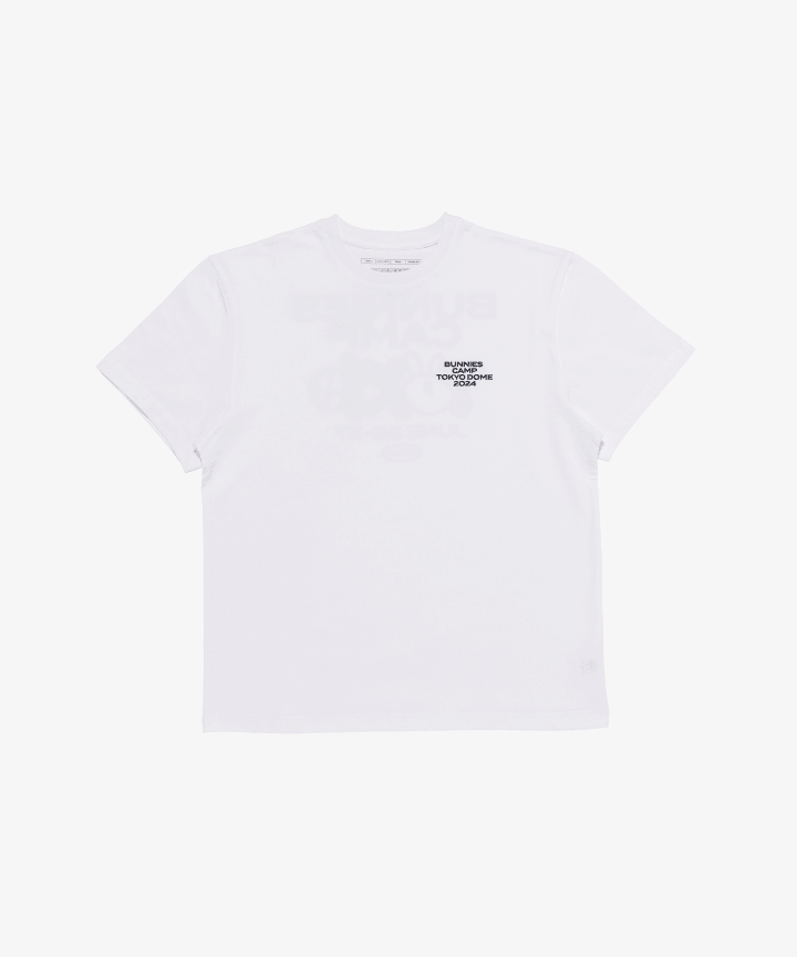 NEWJEANS - BUNNIES CAMP 2024 TOKYO DOME OFFICIAL MD T-SHIRTS (WHITE) - COKODIVE