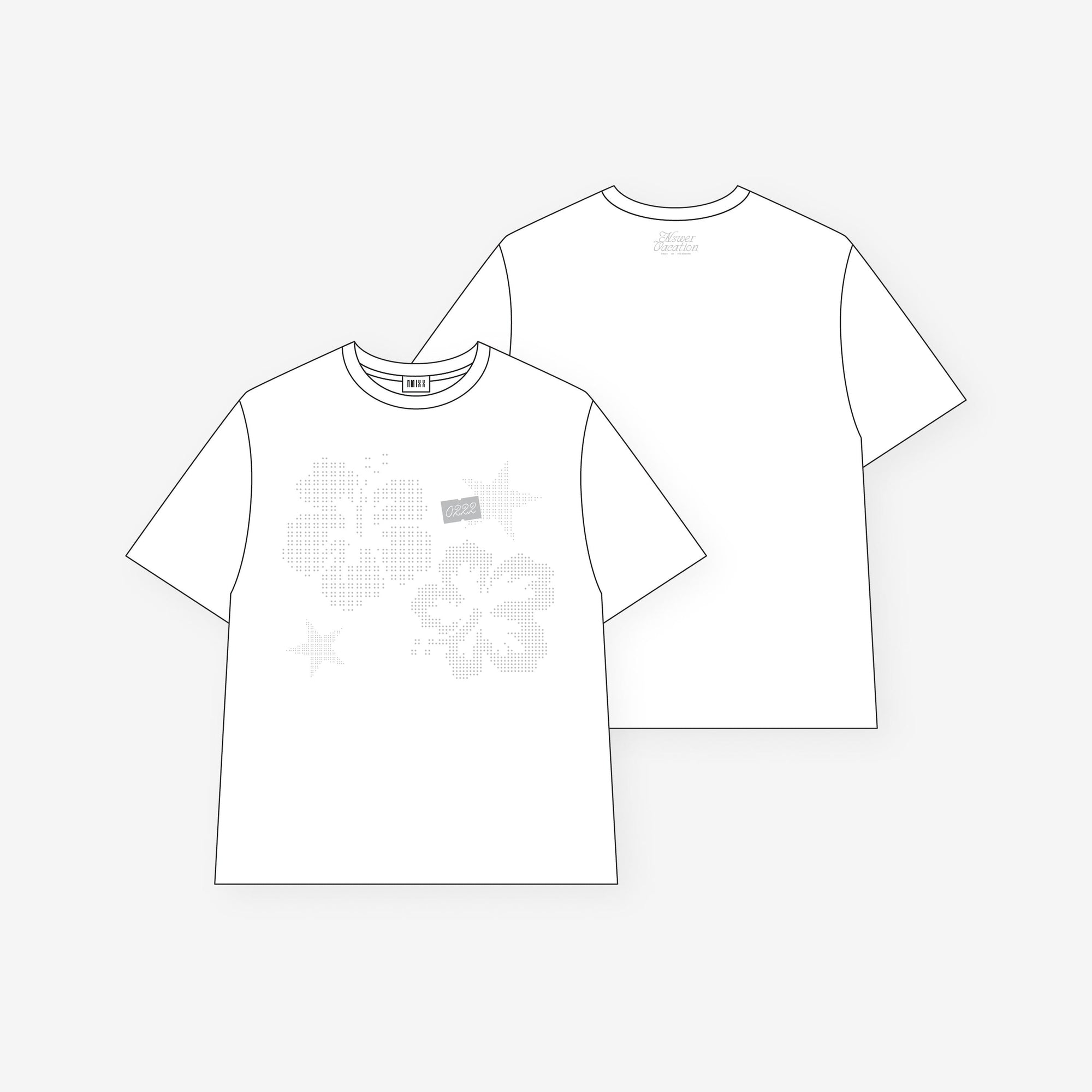 NMIXX - NSWER VACATION 1ST FAN MEETING OFFICIAL MD T-SHIRT - COKODIVE