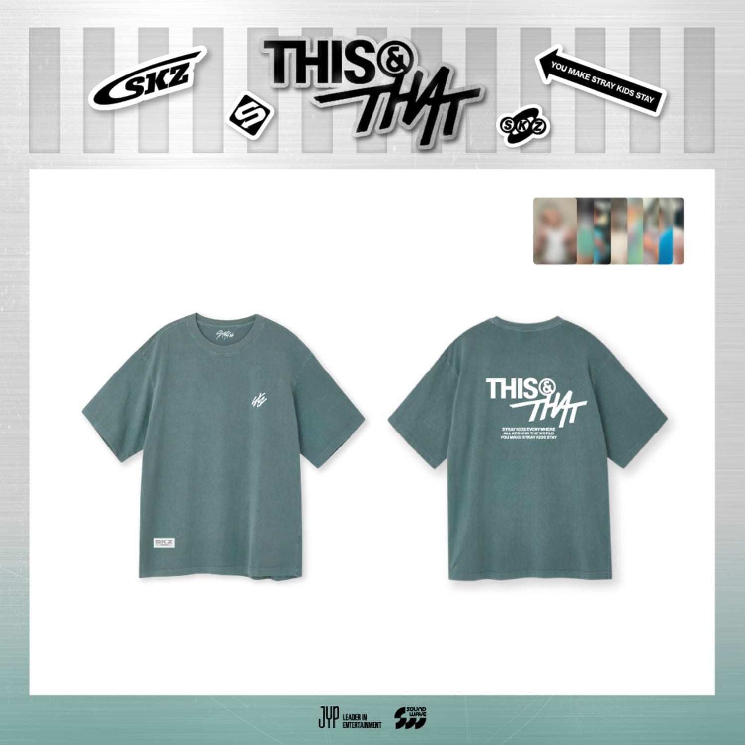 STRAY KIDS - THIS & THAT POP UP OFFICIAL MD T-SHIRT - COKODIVE
