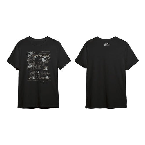 ATEEZ TINY MYSTERY Tシャツ ブラック ATEEZ - ATINY'S VOYAGE : TINY MYSTERY 2026 ATEEZ FANMEETING