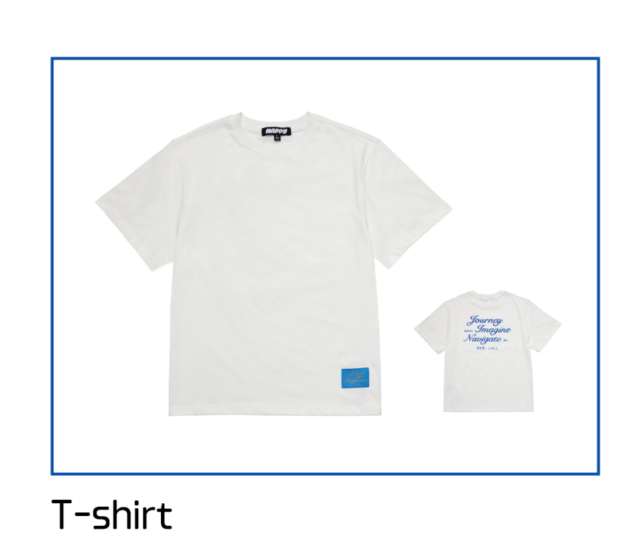 BTS JIN - HAPPY POP-UP : RUNNING WILD TO HAPPINESS OFFICIAL MD T-SHIRT - COKODIVE