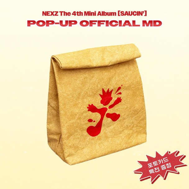 NEXZ - SAUCIN' POP UP OFFICIAL MD TAKE-OUT POUCH - COKODIVE