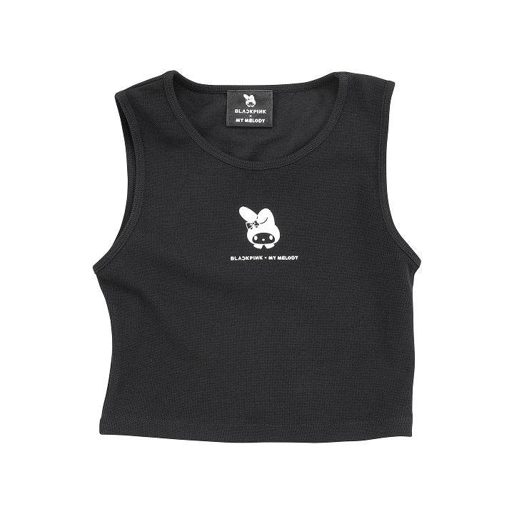 BLACKPINK - BLACKPINK X MY MELODY VOL.2 OFFICIAL MD CROP TANK TOP (BLACK) - COKODIVE