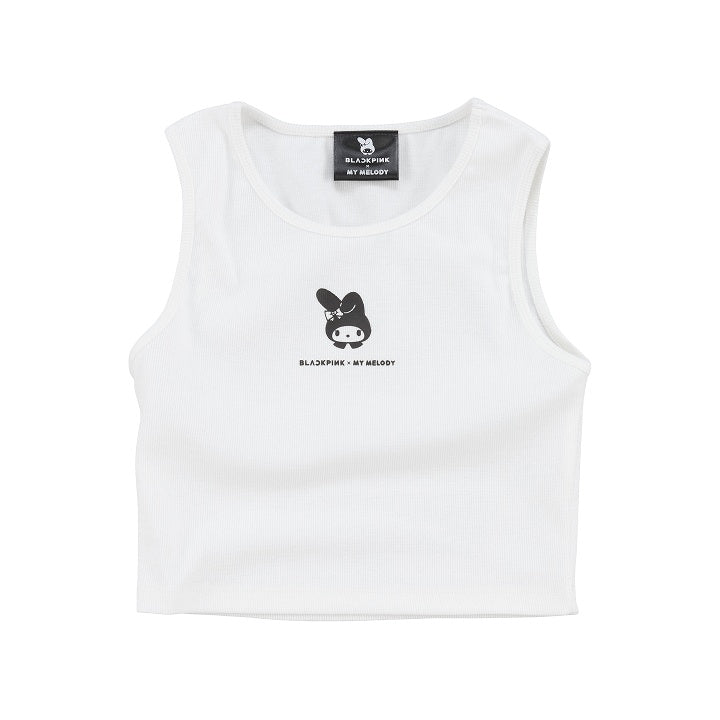 BLACKPINK - BLACKPINK X MY MELODY VOL.2 OFFICIAL MD CROP TANK TOP (WHITE) - COKODIVE