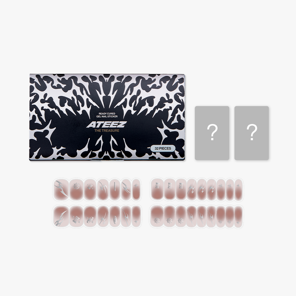 ATEEZ - READY CURED GEL NAIL STICKER : THE TREASURE ATEEZ - READY CURED GEL NAIL STICKER : THE TREASURE