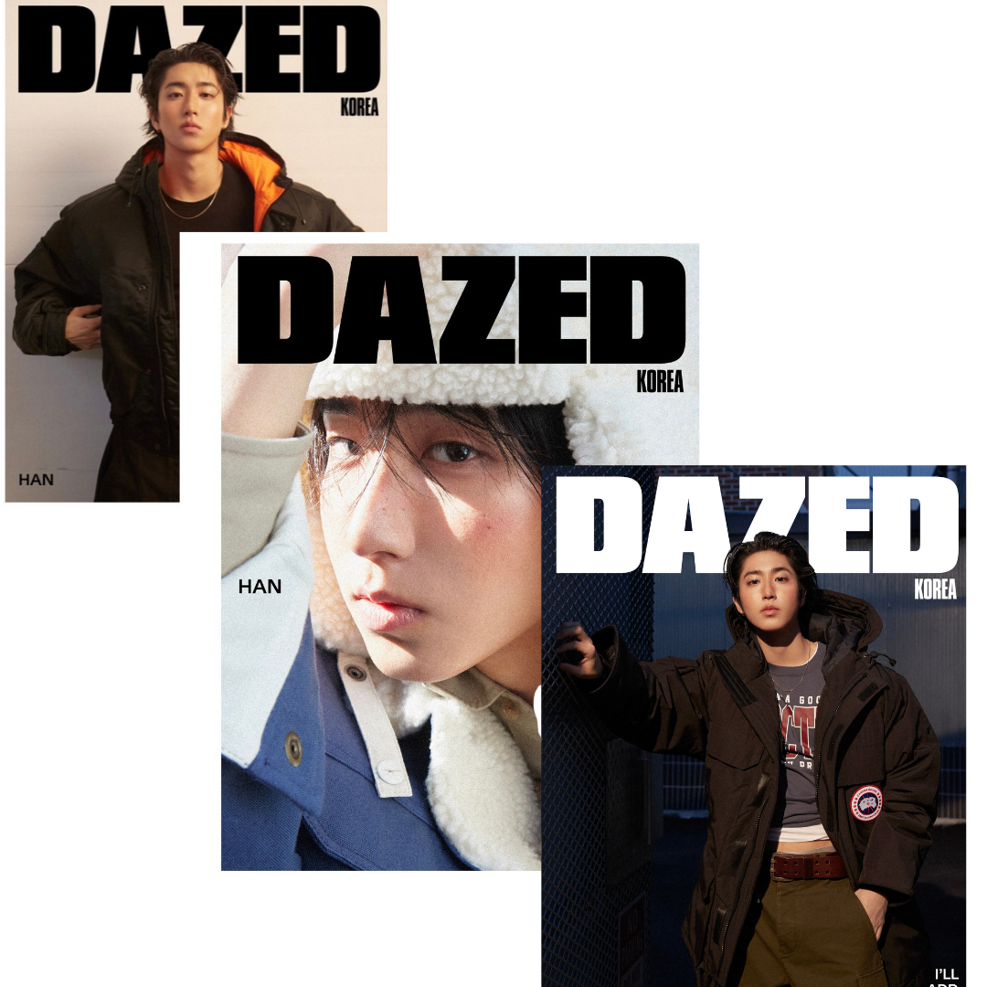 STRAY KIDS HAN - DAZED & CONFUSED MAGAZINE 2026 WINTER EDITION COVER SET - COKODIVE
