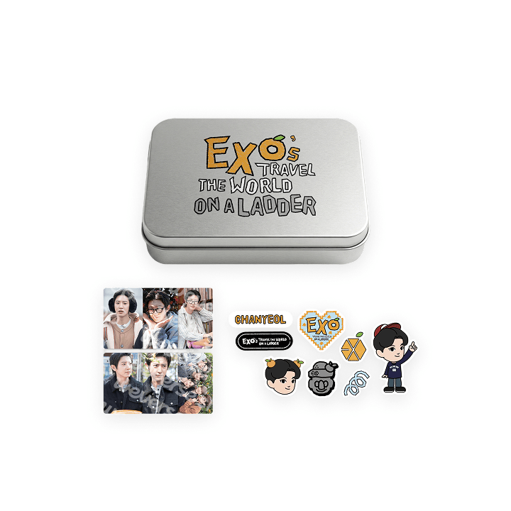 EXO - EXO'S TRAVEL THE WORLD ON A LADDER OFFICIAL MD TIN CASE SET - COKODIVE