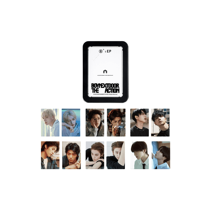 BOYNEXTDOOR - THE ACTION OFFICIAL MD LENTICULAR MINI CARD TIN CASE SET - COKODIVE