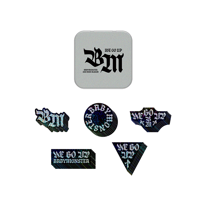 BABYMONSTER - WE GO UP OFFICIAL MD TIN CASE + STICKER SET - COKODIVE