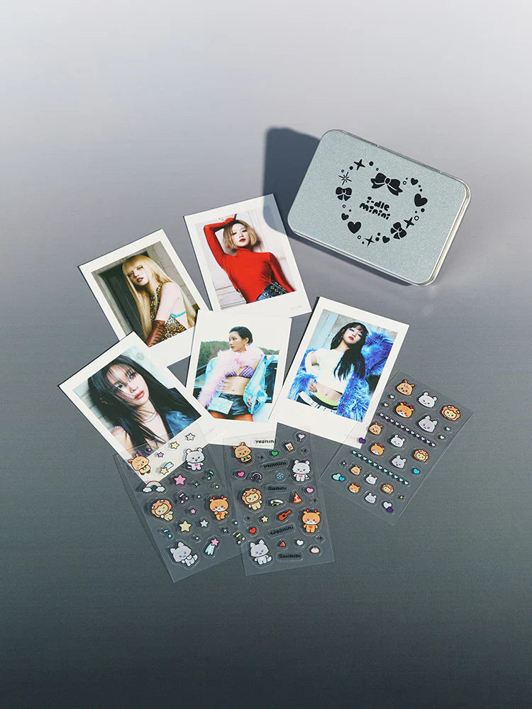I-DLE - WE ARE OFFICIAL MD TIN CASE POLAROID SET - COKODIVE
