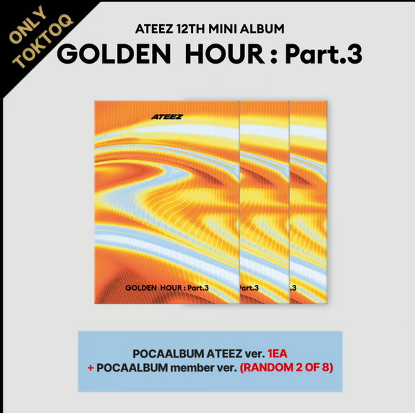 ateez golden hour 3 toktoq コンプリート ATEEZ - GOLDEN HOUR : PART.3 12TH MINI ALBUM TOKTOQ SHOP