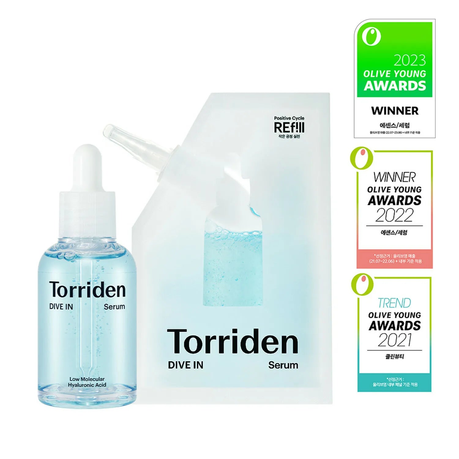 TORRIDEN DIVE-IN SERUM 50ml REFILL SET (50ml REFILL PACK) - COKODIVE