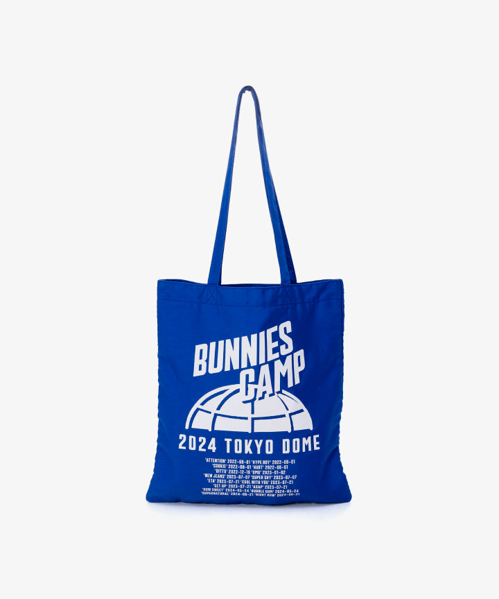 NEWJEANS - BUNNIES CAMP 2024 TOKYO DOME OFFICIAL MD TOTE BAG (BLUE) - COKODIVE