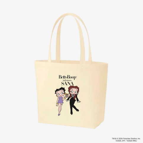 TWICE SANA - BETTY BOOP X SANA OFFICIAL MD TOTE BAG - COKODIVE