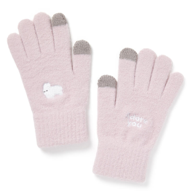 TOUCHSCREEN GLOVES PINK - COKODIVE