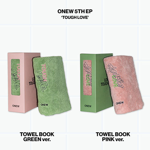 ONEW - TOUGH LOVE 5TH MINI ALBUM TOWEL BOOK VER RANDOM - COKODIVE