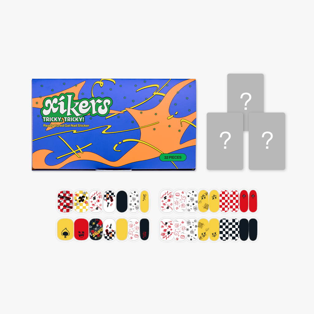 xikers - READY CURED GEL NAIL STICKER : TRICKY. TRICKY! | COKODIVE