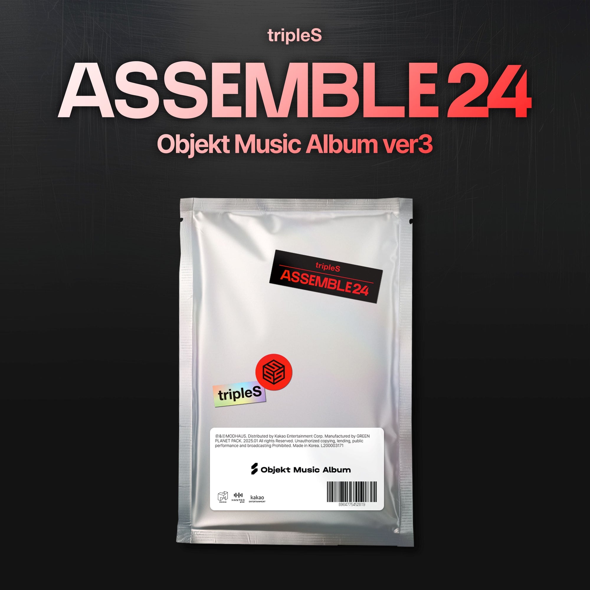 TRIPLES - ASSEMBLE24 1ST FULL ALBUM OBJEKT MUSIC ALBUM VER 3 - COKODIVE