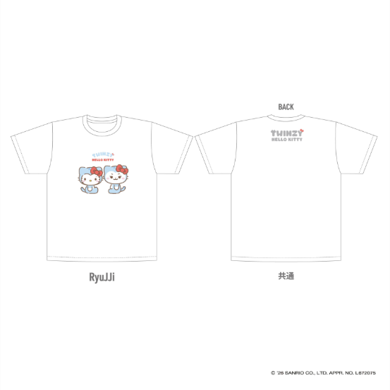 ITZY - TWINZY X HELLO KITTY OFFICIAL MD T-SHIRT - COKODIVE