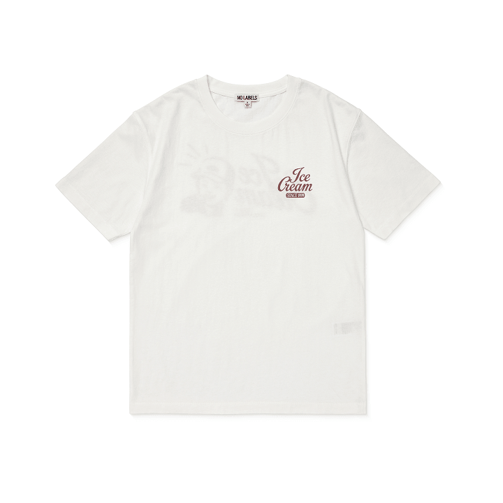 TXT YEONJUN - NO LABELS: PART 02 OFFICIAL MD S/S T-SHIRT (CREAM) - COKODIVE