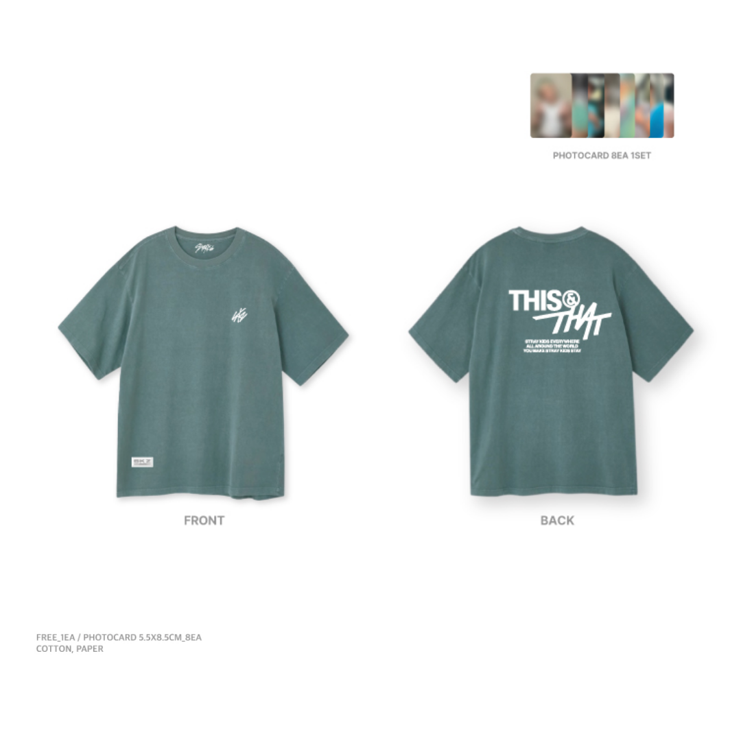 STRAY KIDS - THIS & THAT POP UP OFFICIAL MD T-SHIRT - COKODIVE