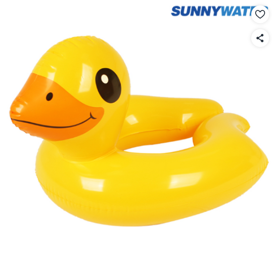 [BTS 'SWIM' LIVE CLIP PICK] SUNNY WATER KIDS YELLOW DUCK TUBE - COKODIVE