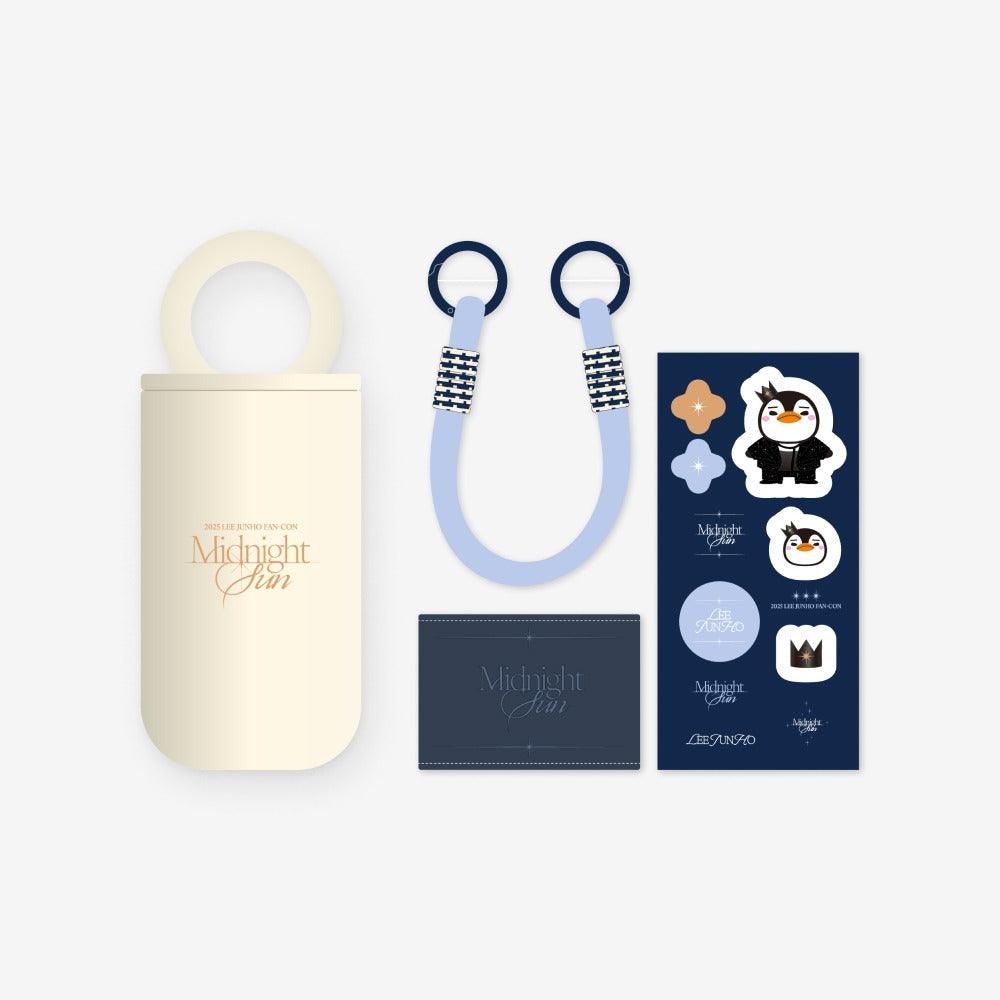 LEE JUNHO - MIDNIGHT SUN 2025 LEE JUNHO FAN-CON OFFICIAL MD TUMBLER DECO SET - COKODIVE