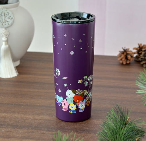 BT21 - PREMIUM K EDITION MOTHER OF PEARL GRAPHIC TUMBLER (710ml) - COKODIVE