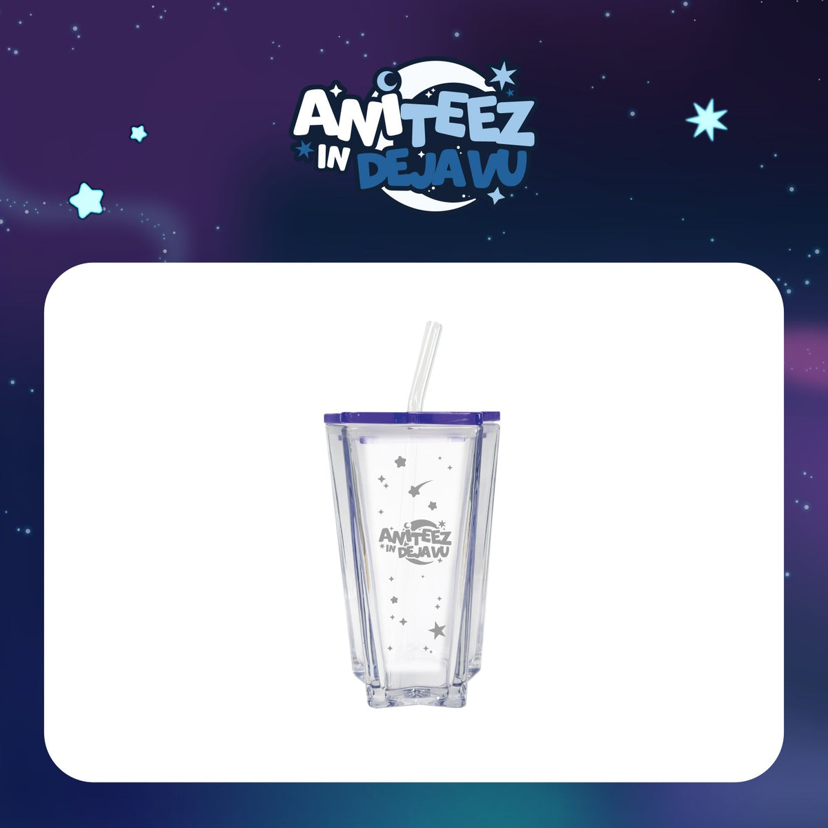 ATEEZ - ANITEEZ IN DEJAVU POP UP OFFICIAL MD STARLIGHT GLASS TUMBLER