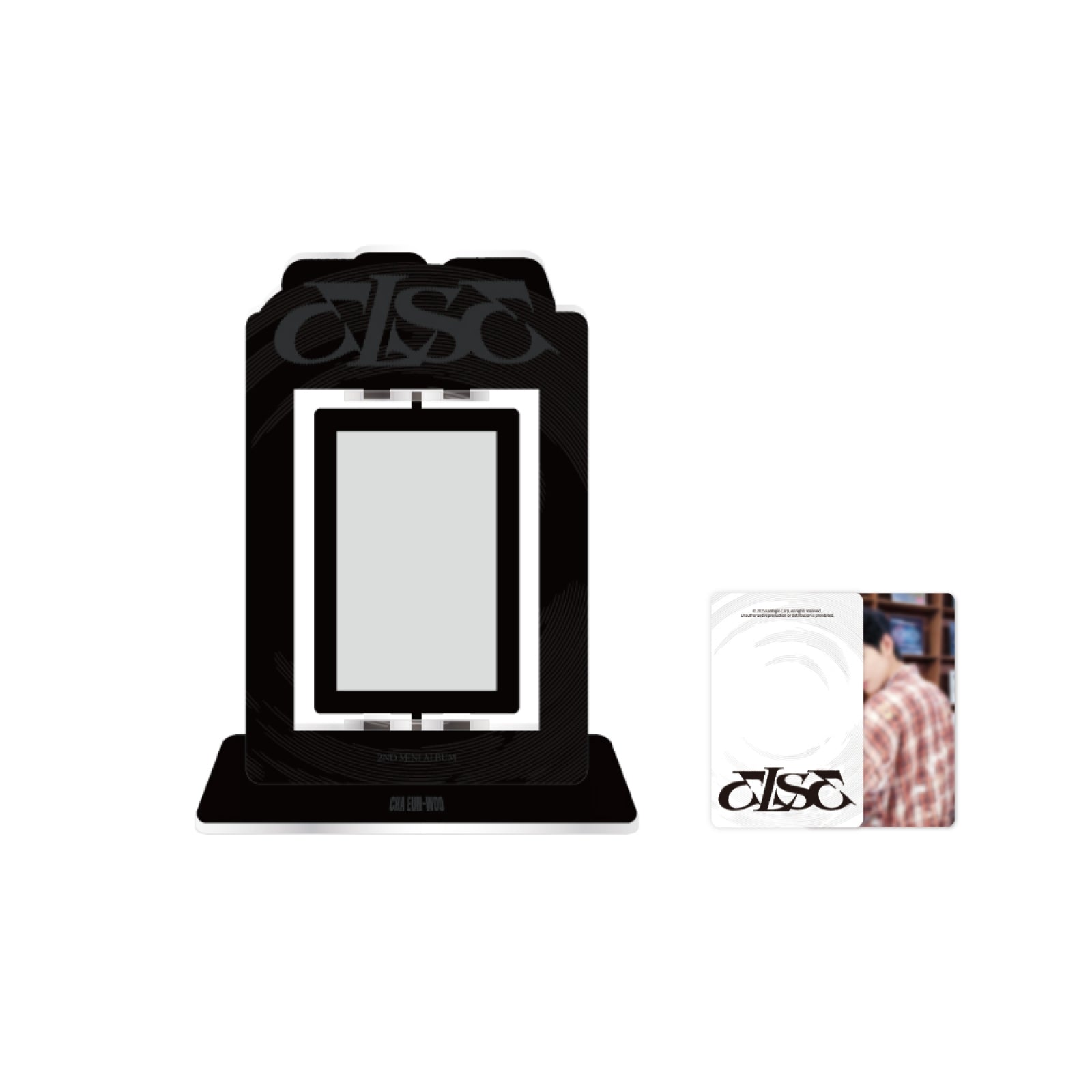 CHA EUN WOO - ELSE 2ND MINI ALBUM POP UP OFFICIAL MD TURN AROUND PHOTOCARD FRAME - COKODIVE