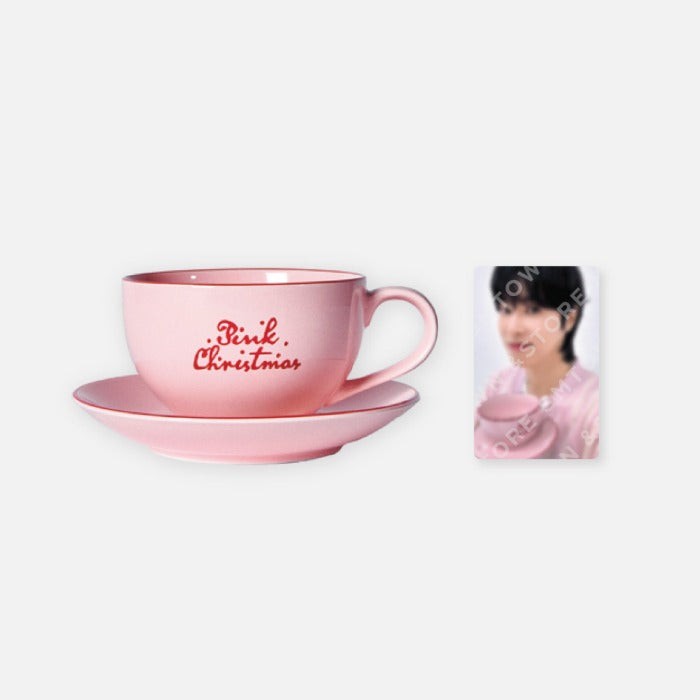 TVXQ! - 2024 PINK CHRISTMAS CUP & SAUCER SET - COKODIVE