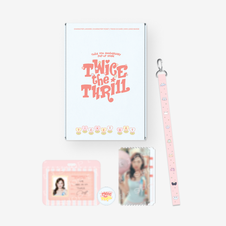 TWICE - TWICE THE THRILL POP UP OFFICAL MD TWICE LAND TICKET SET - COKODIVE