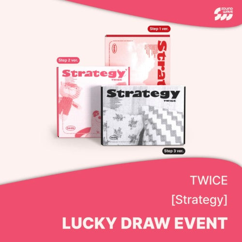 TWICE - STRATEGY 14TH MINI ALBUM SOUNDWAVE LUCKY DRAW EVENT STANDARD RANDOM - COKODIVE