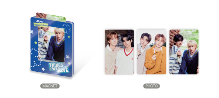 TWS - 2025 SEASON&#39;S GREETINGS POP UP OFFICIAL MD MINI PHOTO MAGNET - COKODIVE