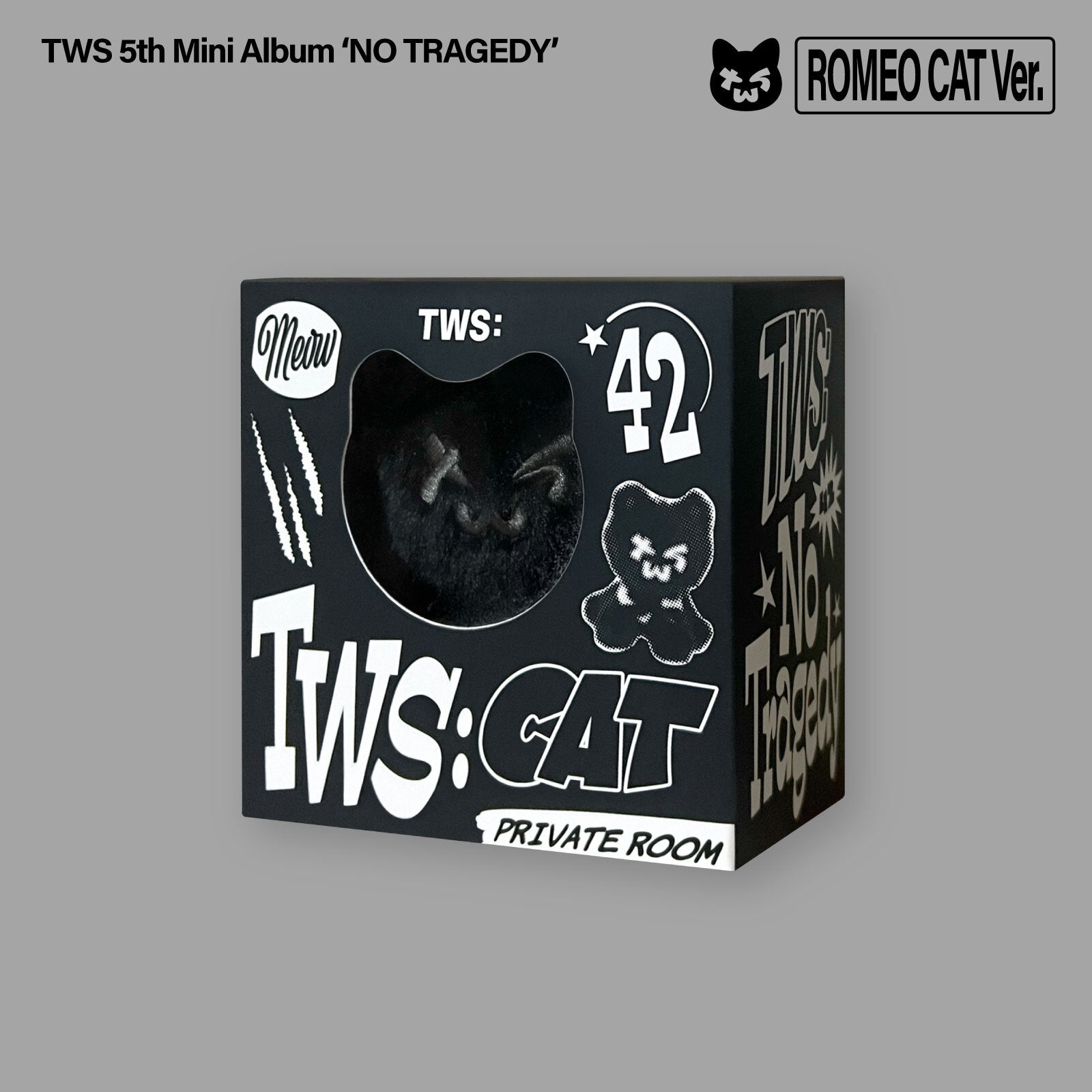 TWS - NO TRAGEDY 5TH MINI ALBUM ROMEO CAT VER - COKODIVE