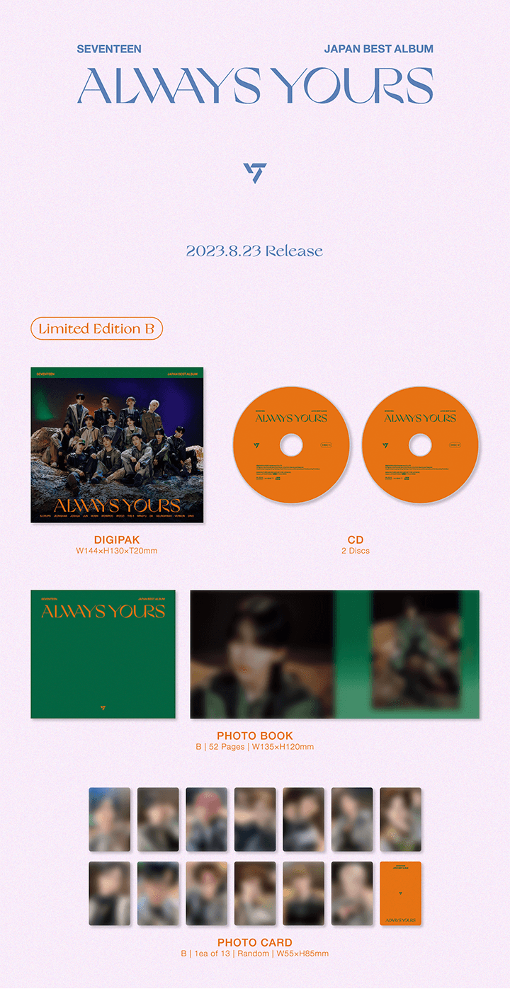 SEVENTEEN - ALWAYS YOURS JAPAN BEST ALBUM WEVERSE GIFT VER. - COKODIVE